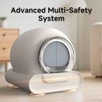 AmzFolk D1 Integrated Safety Self-Cleaning Cat Litter Box