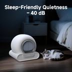 AmzFolk D1 Integrated Safety Self-Cleaning Cat Litter Box